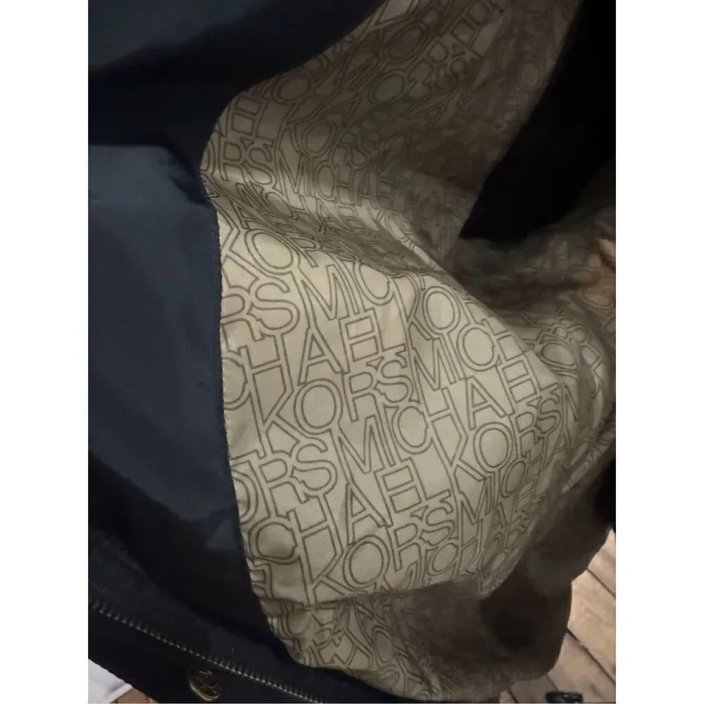 Michael kors mkblack/gold  quilted packable Jacket/coat hooded plus size 1xl